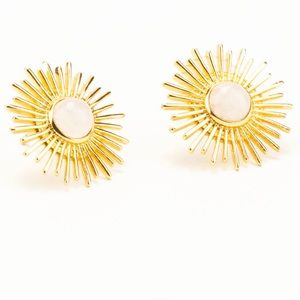 Addison Weeks Stella Post Earrings - Moonstone (NEW)